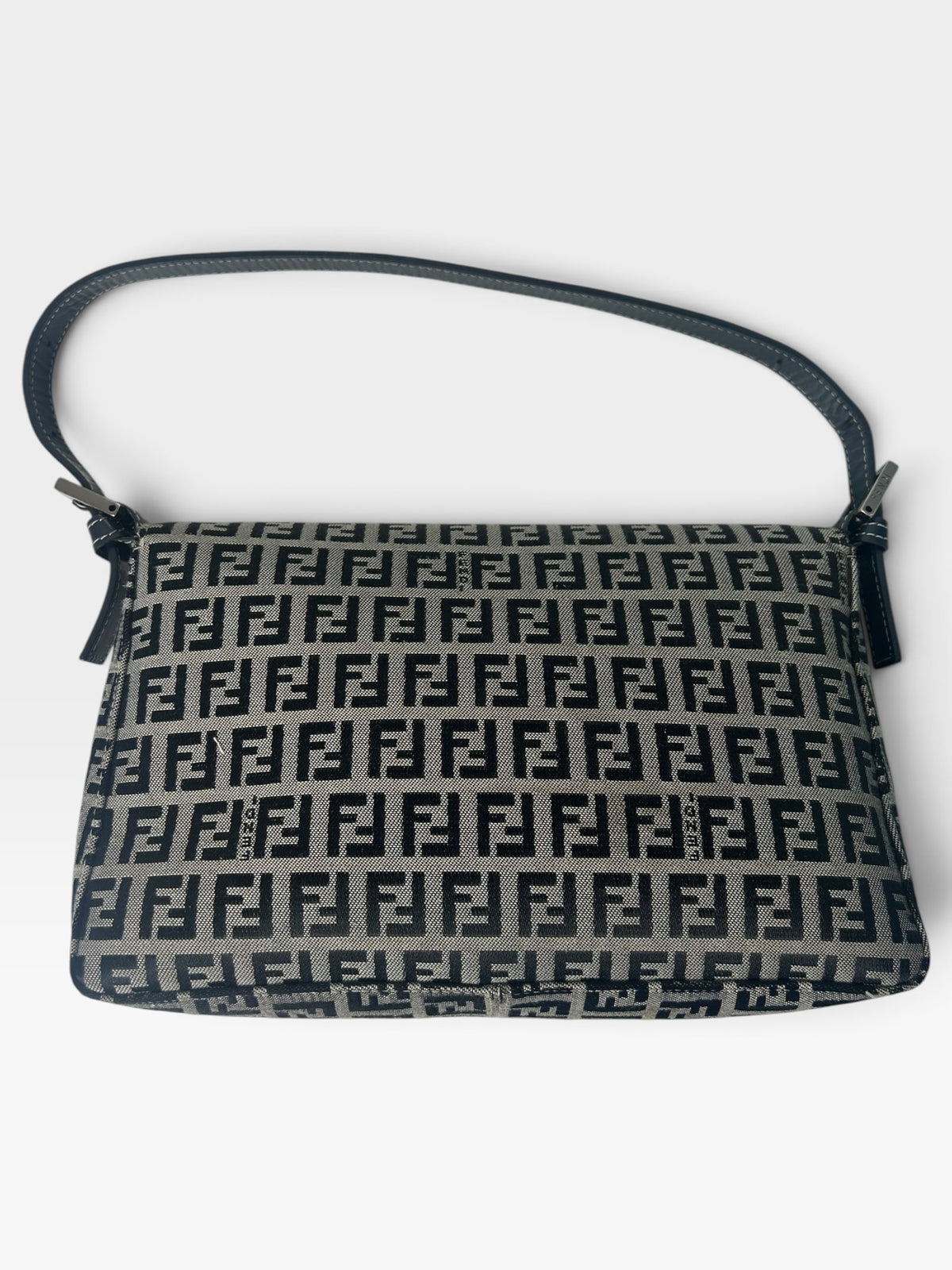 Fendi Zucchino Baguette Double Flap